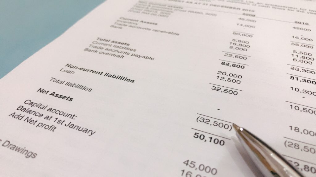 balance sheet @RyanL