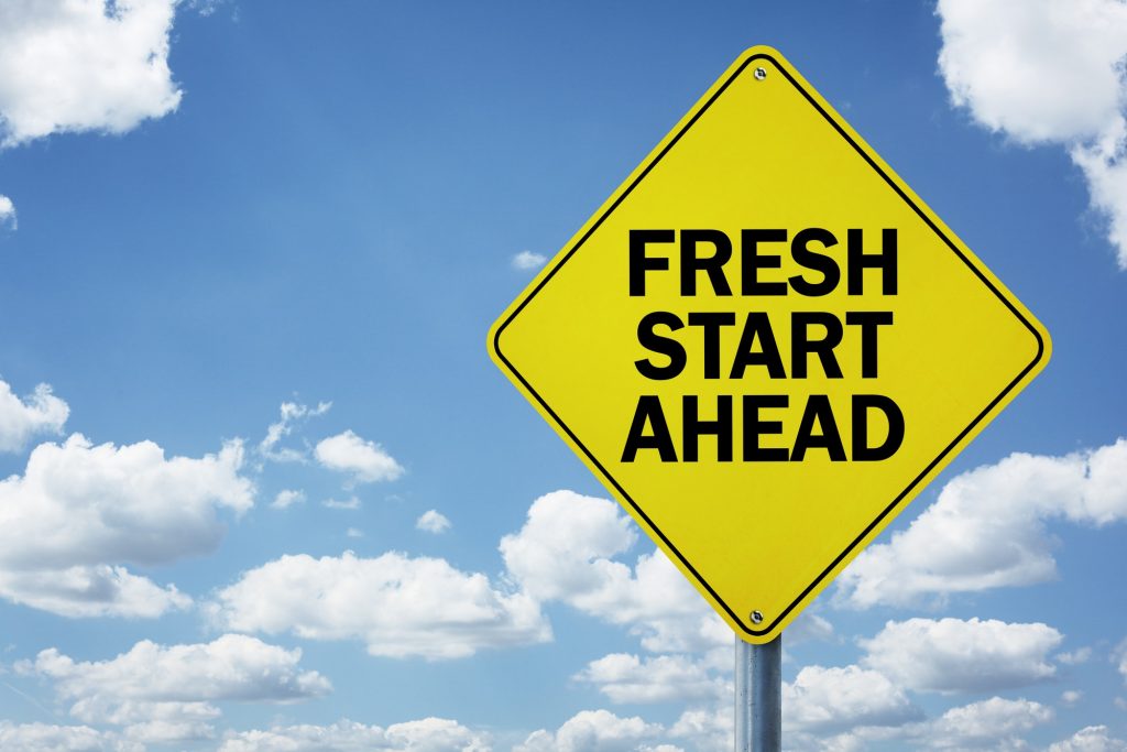 Fresh start ahead road sign by BrianAJackson