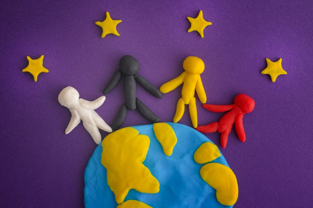 Group of people around the world by StepanPopov
