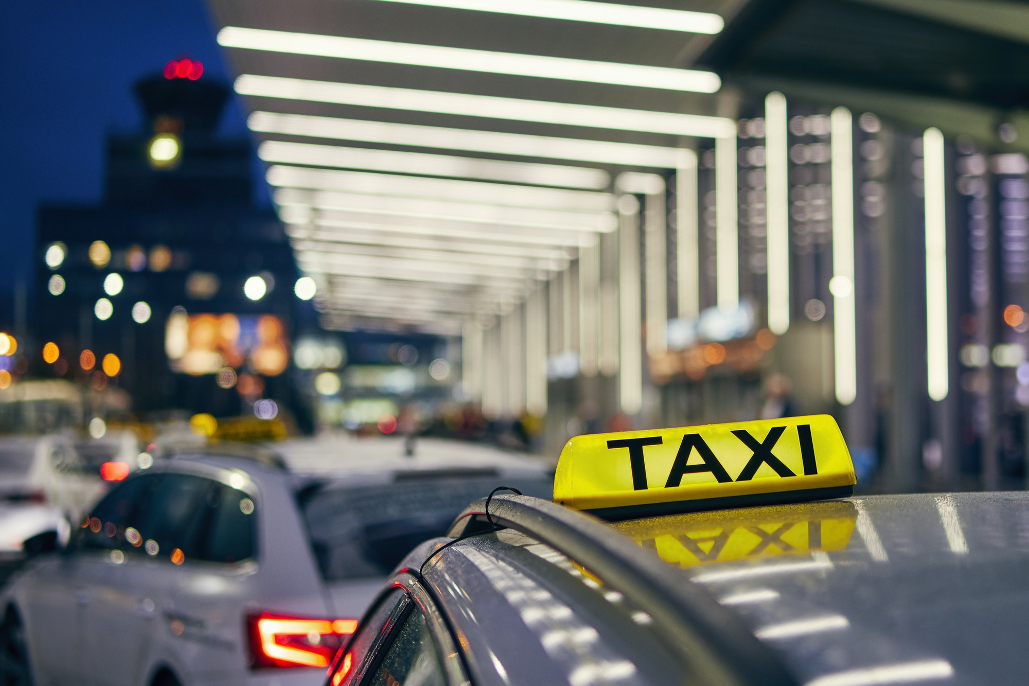 Lighting taxi sign by Chalabala