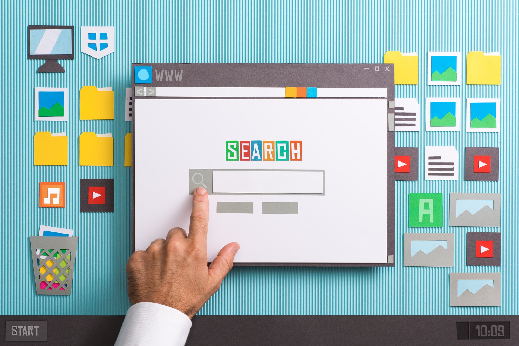 Search engine home page by stokkete